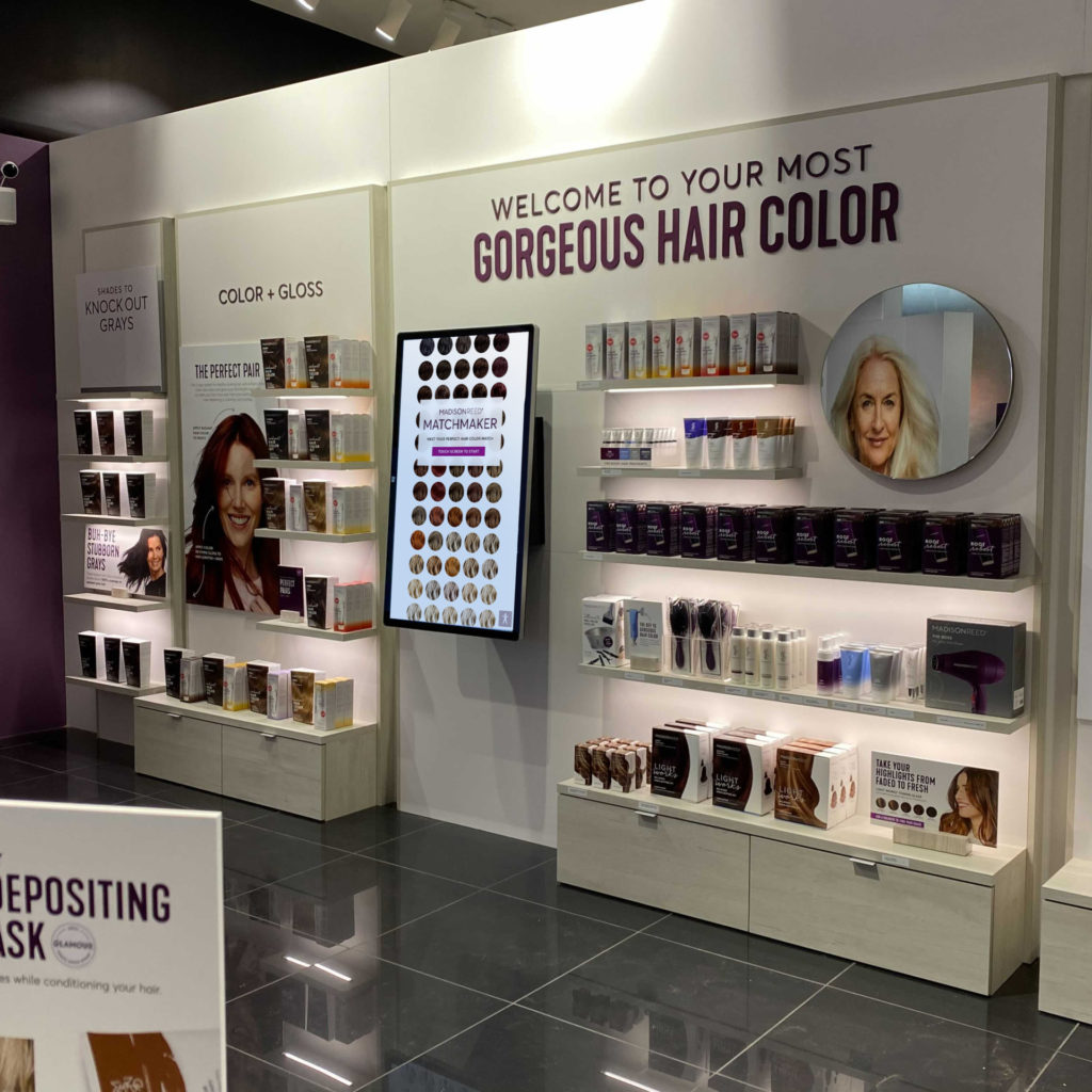 OnQ Brings Interactivity to Madison Reed Color Bar Retail