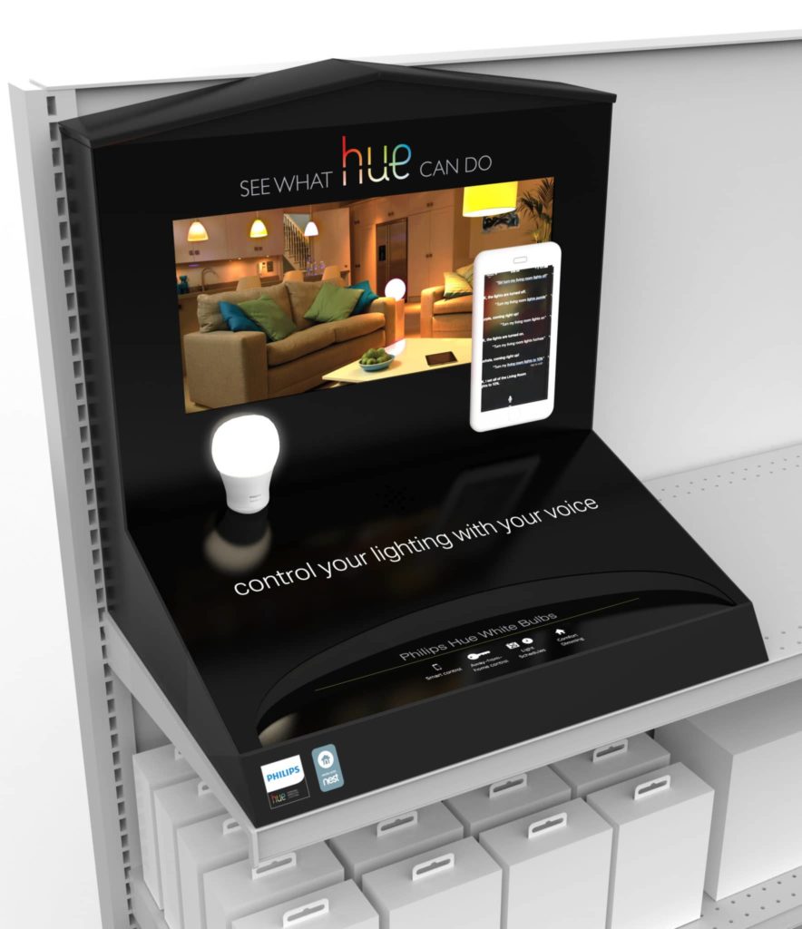 Philips Retail Display With Digital Signage